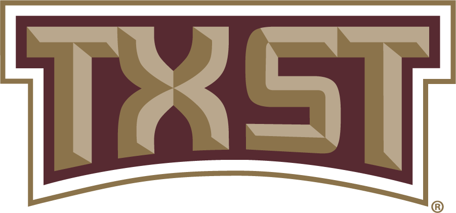 Texas State Bobcats 2017-Pres Secondary Logo diy DTF decal sticker